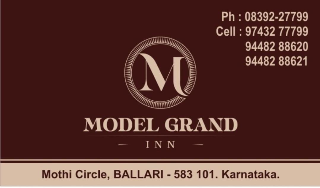 Model Grand Inn Bellary Exteriör bild